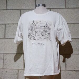 Cape Hatteras White Graphic T-Shirt Unisex Size XXL